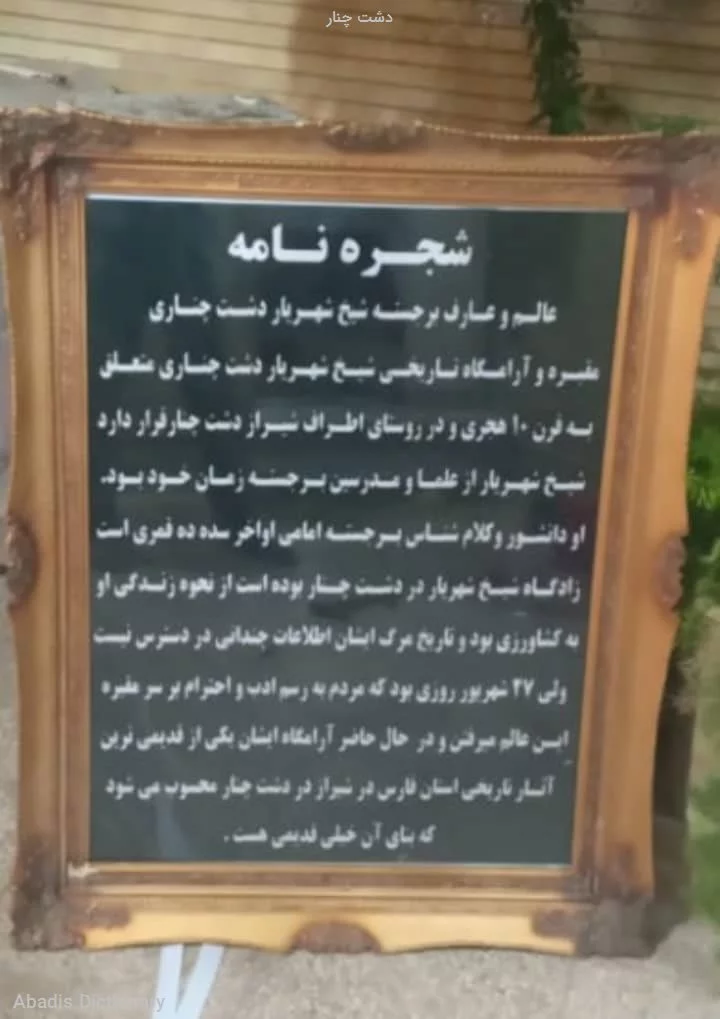 دشت چنار